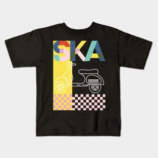 Ska Future,Ska Past Kids T-Shirt